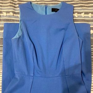 Bright and elegant JCrew sheath dress in sky blue